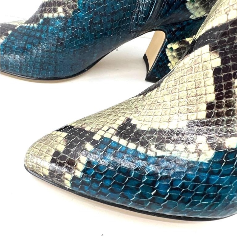 Sam Edelman Hai Women's Blue Snakeskin boots - Picture 5 of 15